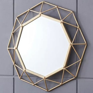 Metallic Octagonal Mirror (24 x 24 inches)